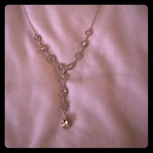 Sparkle wedding necklace.